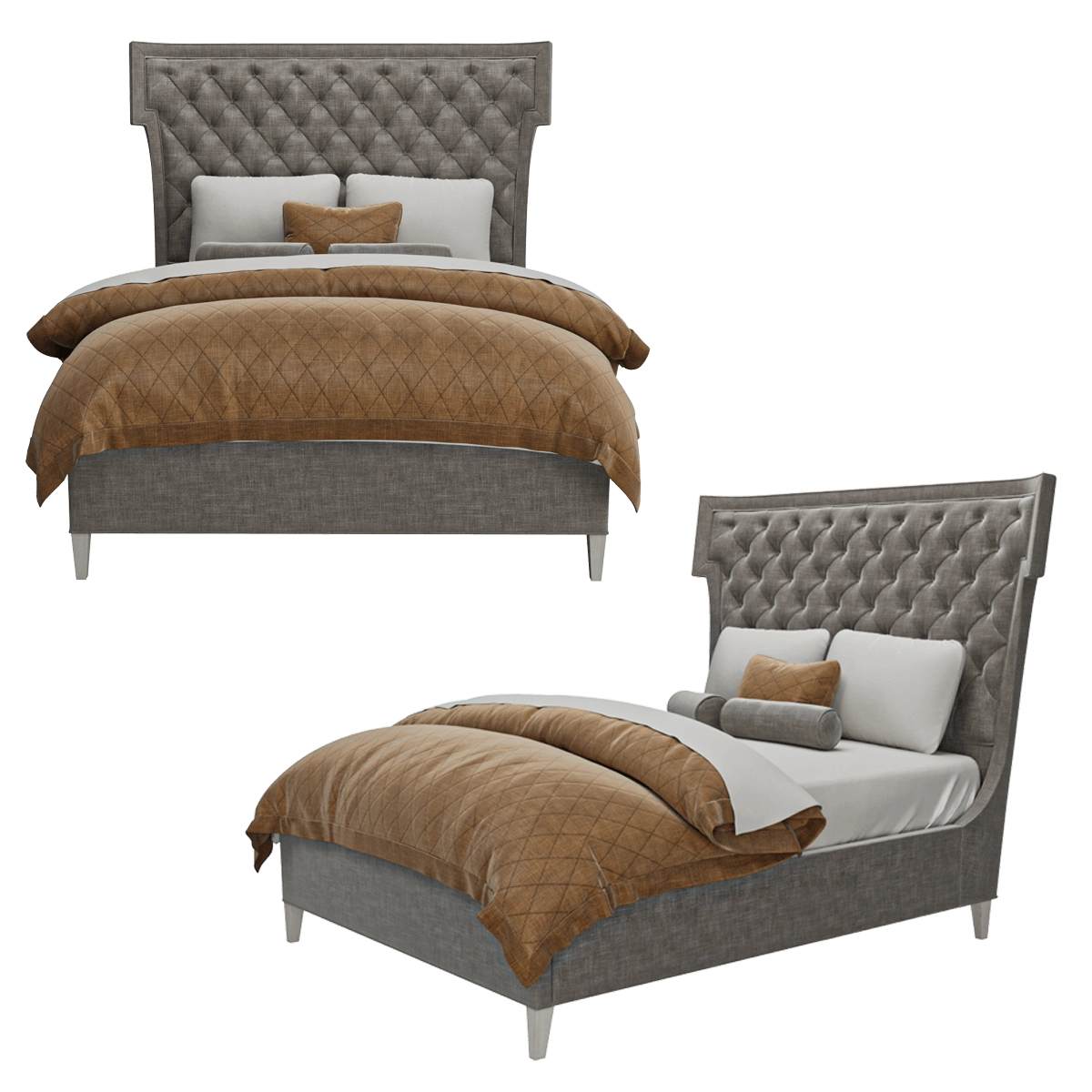furniture – Bed Hayley Hollywood 3D Model furniture – Bed Hayley Hollywood 3D Model