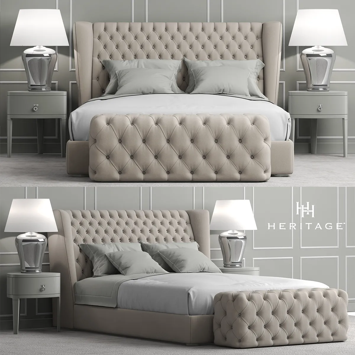 furniture – Bed Heritage Collection Four Seasons 3D Model furniture – Bed Heritage Collection Four Seasons 3D Model