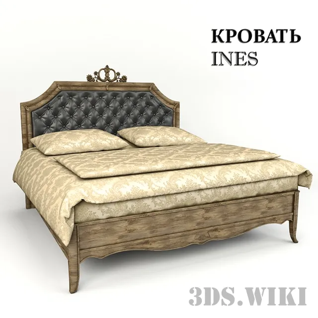 furniture – Bed Ines CORTE ZARI 883 3D Model furniture – Bed Ines CORTE ZARI 883 3D Model