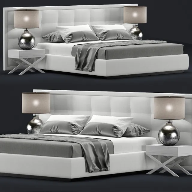 furniture – Bed Jazz Softhouse 3D Model furniture – Bed Jazz Softhouse 3D Model