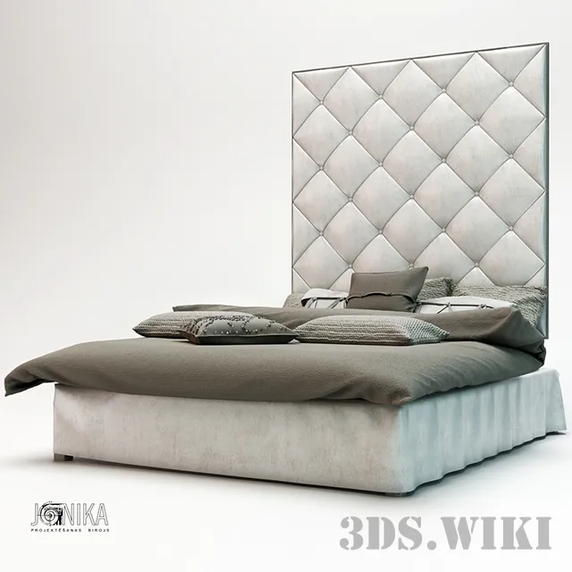 furniture – Bed Jonika 3D Model furniture – Bed Jonika 3D Model