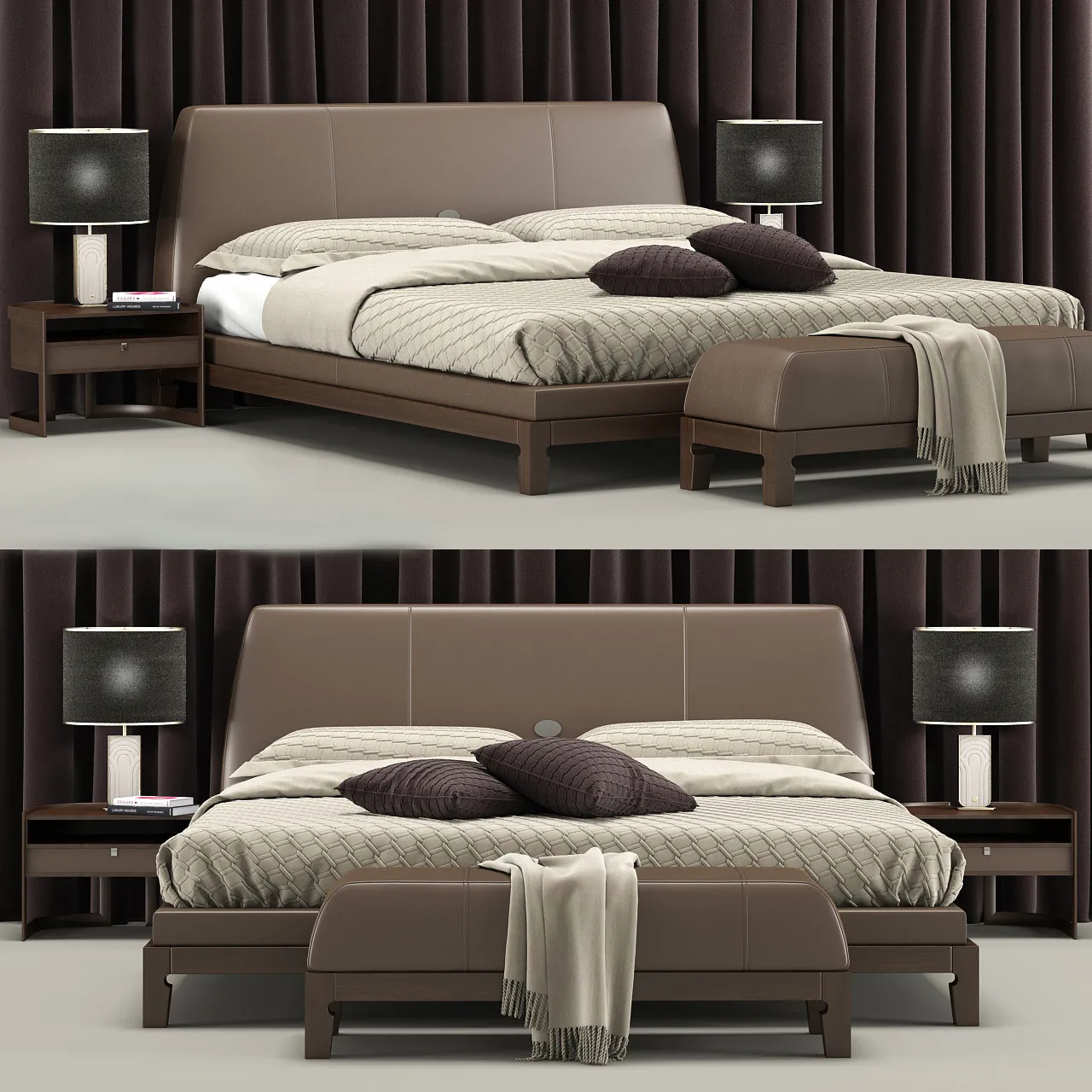 furniture – Bed Lavinia Besana 3D Model