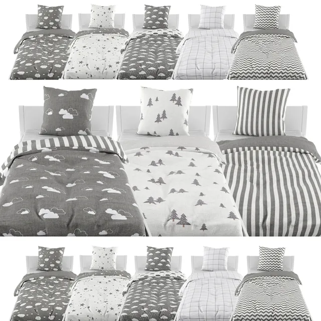 furniture – Bed linen 03 3D Model