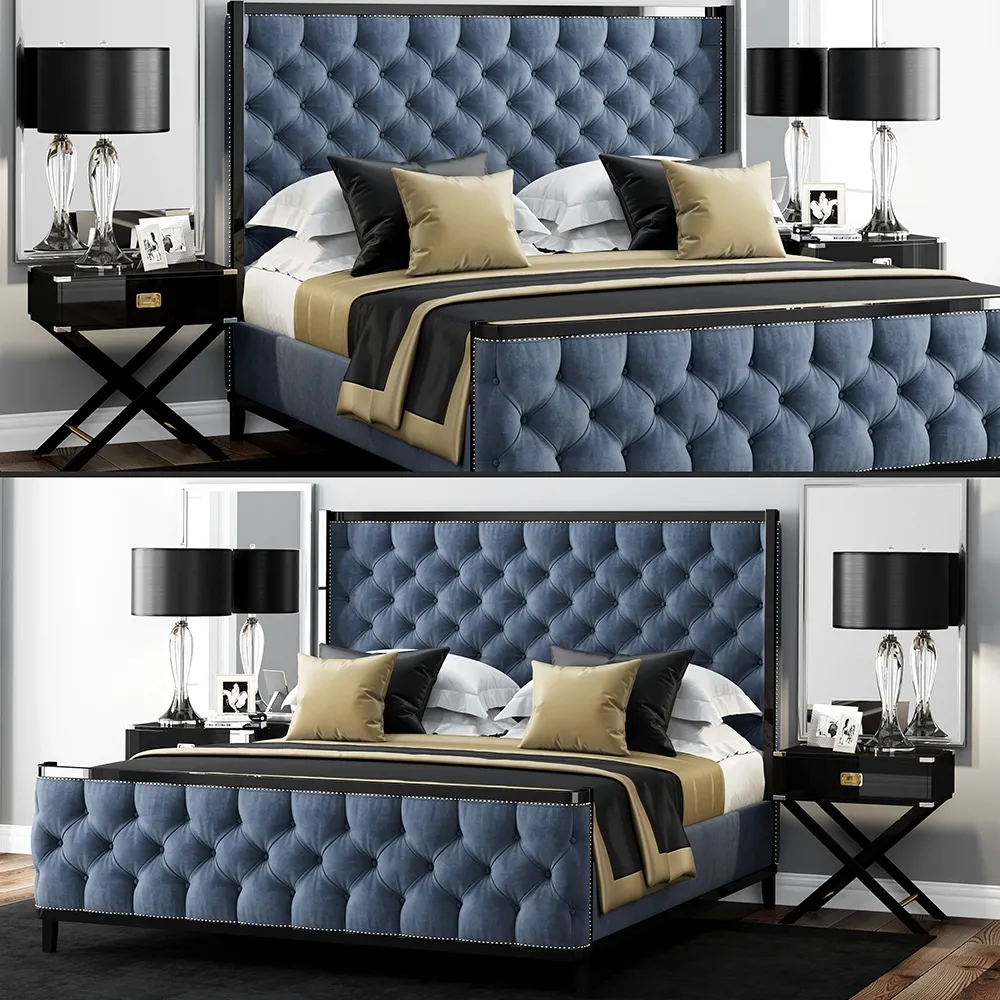 furniture – Bed LuXeo 3D Model furniture – Bed LuXeo 3D Model