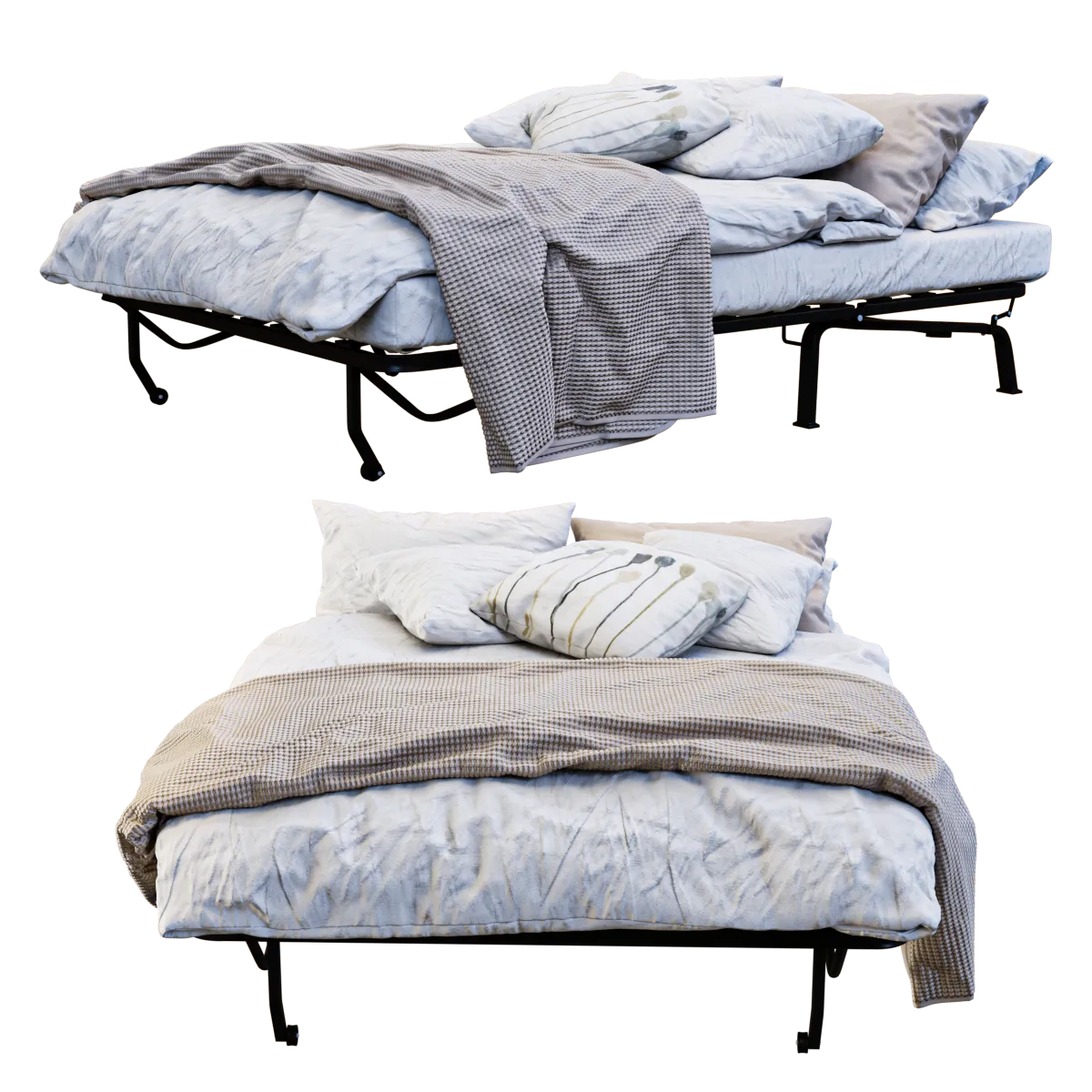 furniture – Bed lycksele 3 3D Model furniture – Bed lycksele 3 3D Model