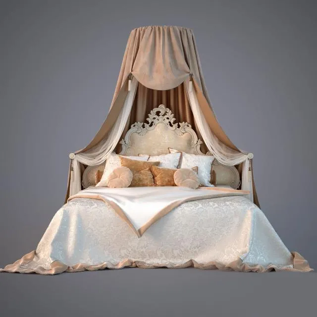furniture – Bed Mademoiselle 3D Model