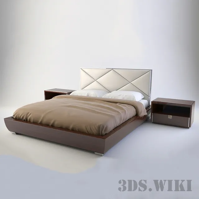 furniture – Bed Malerba Dresscode DC 900 3D Model