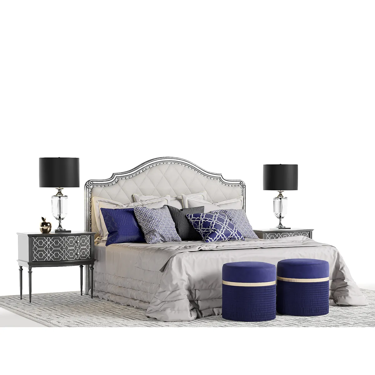 furniture – Bed Marge Carson Rivoli 3D Model furniture – Bed Marge Carson Rivoli 3D Model