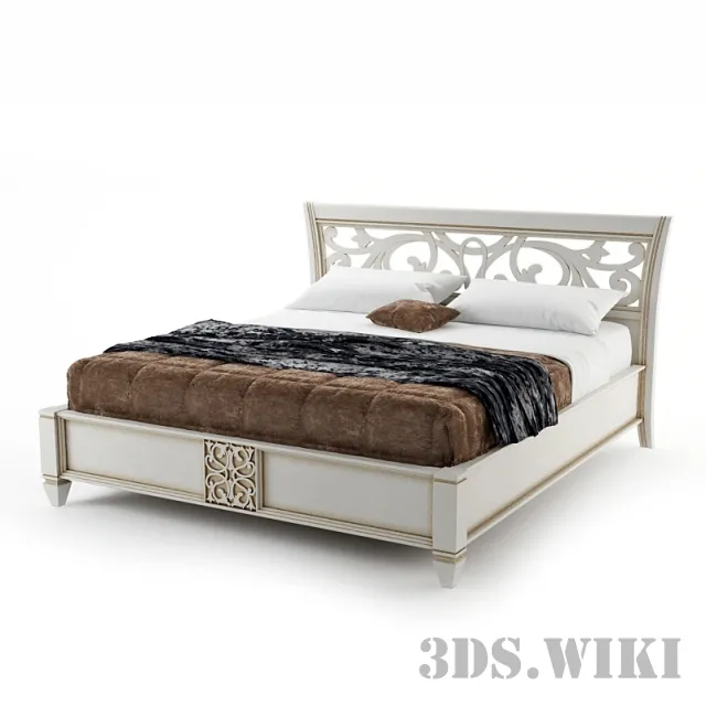 furniture – Bed Mario Villanova Ginevra GN142 3D Model furniture – Bed Mario Villanova Ginevra GN142 3D Model