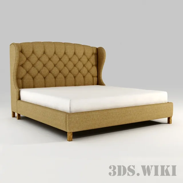 furniture – Bed MERIDIAN WING KING 3D Model furniture – Bed MERIDIAN WING KING 3D Model
