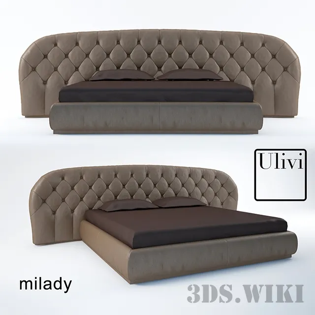 furniture – Bed Milady Ulivi Salotti 3D Model furniture – Bed Milady Ulivi Salotti 3D Model