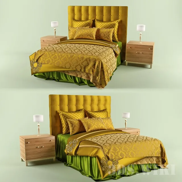 furniture – Bed Moderne Throws by Lili Alessandra 3D Model furniture – Bed Moderne Throws by Lili Alessandra 3D Model