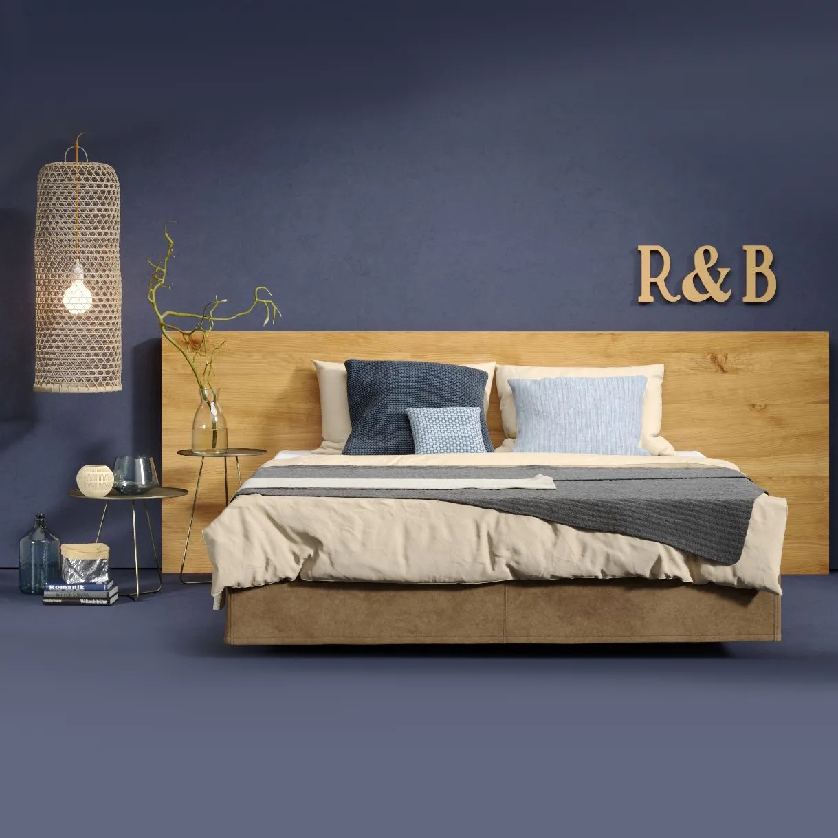 furniture – Bed Moeller 003 3D Model furniture – Bed Moeller 003 3D Model