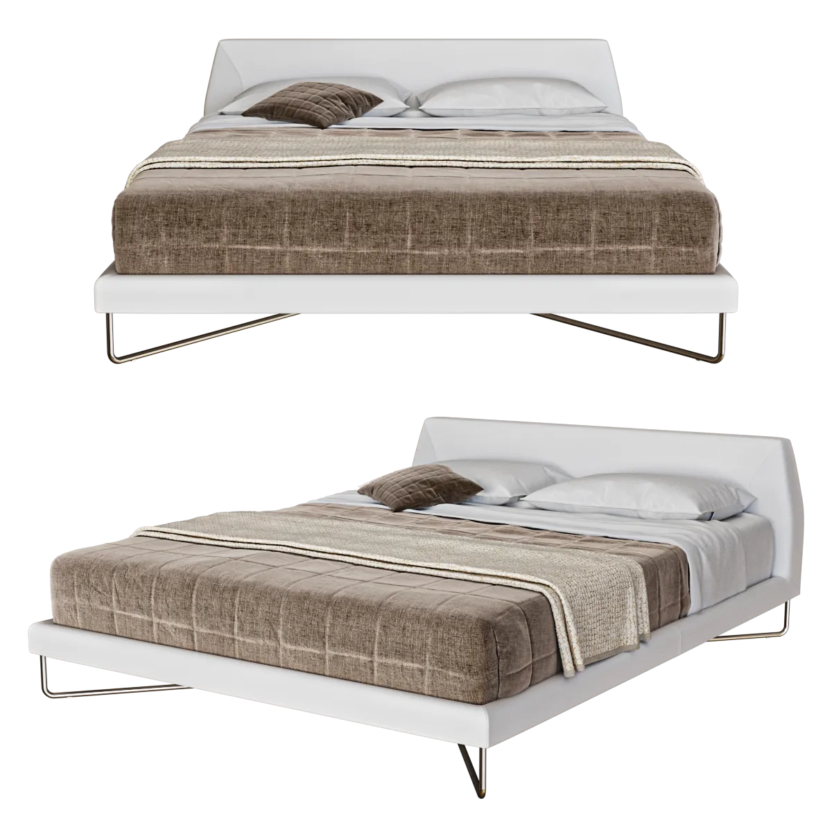 furniture – Bed Novamobili Chocolate 3D Model furniture – Bed Novamobili Chocolate 3D Model