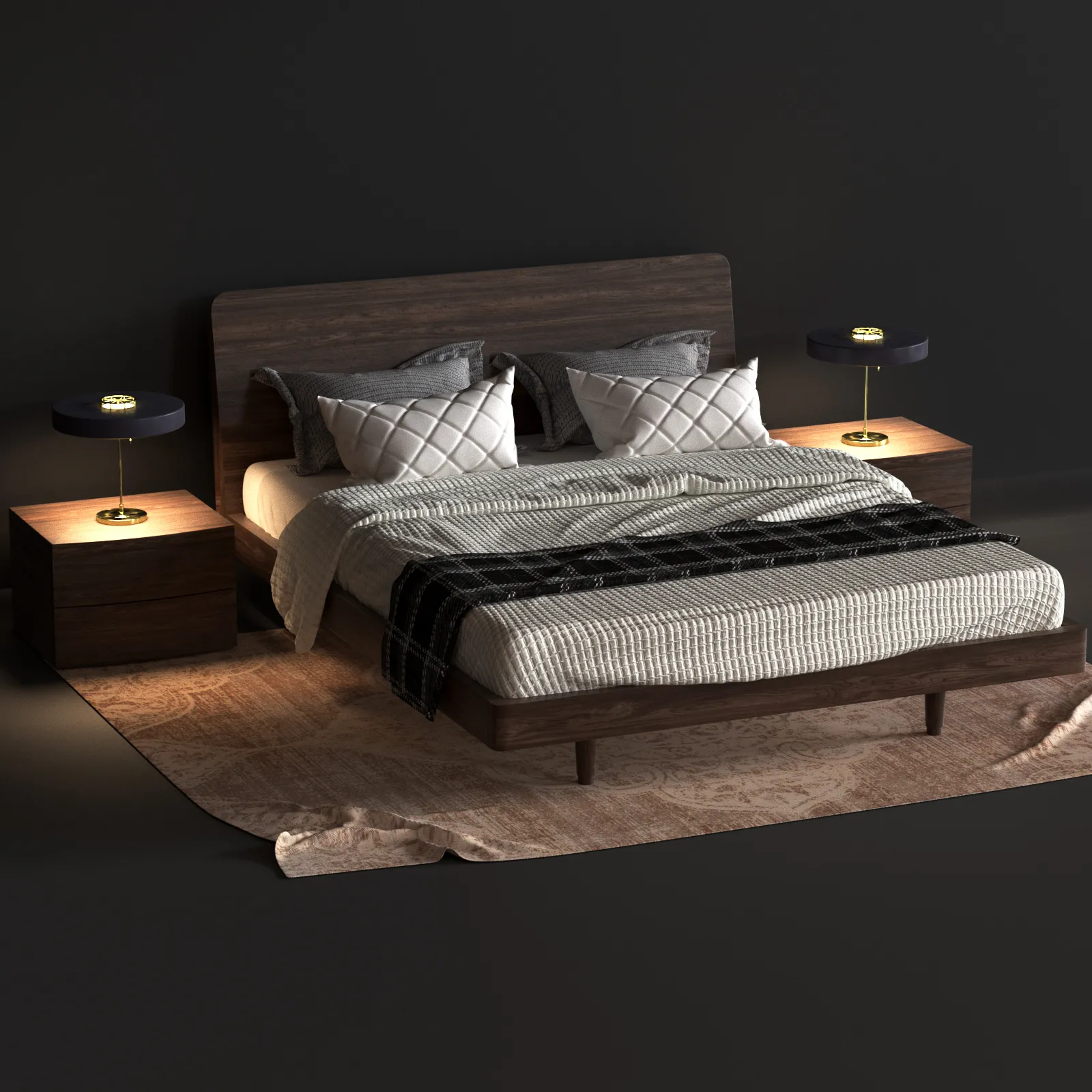 furniture – Bed Novamobili Dedalo 1 3D Model furniture – Bed Novamobili Dedalo 1 3D Model