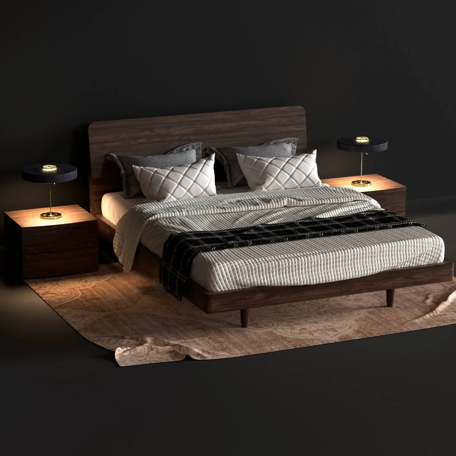 furniture – Bed Novamobili Dedalo 3D Model furniture – Bed Novamobili Dedalo 3D Model