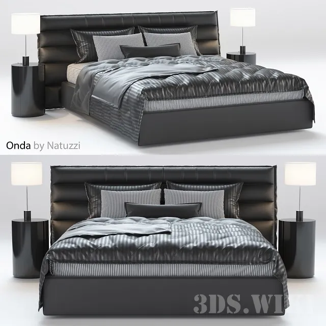 furniture – Bed Onda by Natuzzi 3D Model furniture – Bed Onda by Natuzzi 3D Model