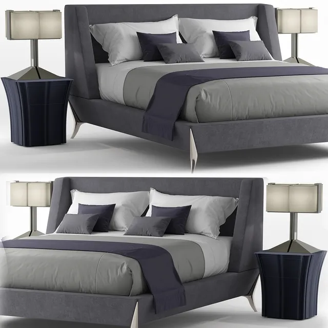 furniture – Bed paul mathieu gem 3D Model furniture – Bed paul mathieu gem 3D Model