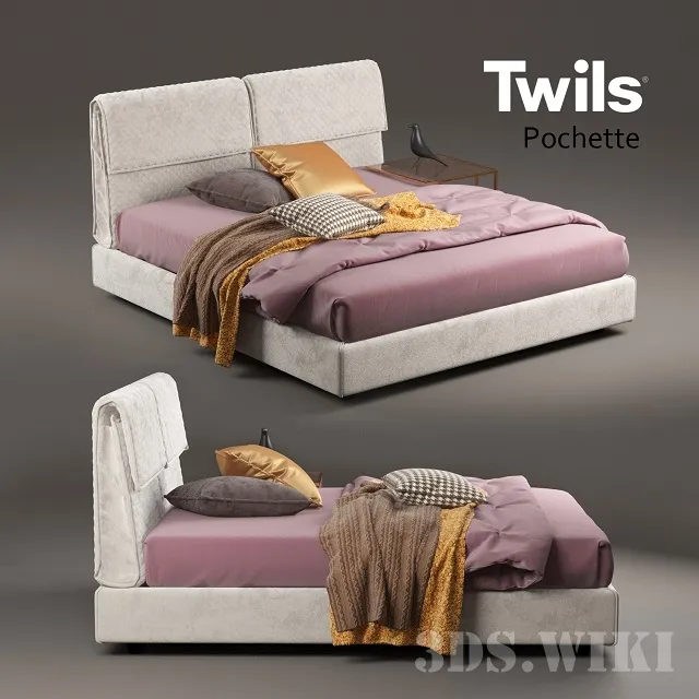 furniture – Bed POCHETTE By Twils 3D Model furniture – Bed POCHETTE By Twils 3D Model
