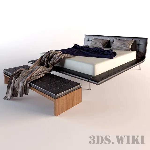 furniture – BED POLIFORM ONDA 3D Model furniture – BED POLIFORM ONDA 3D Model