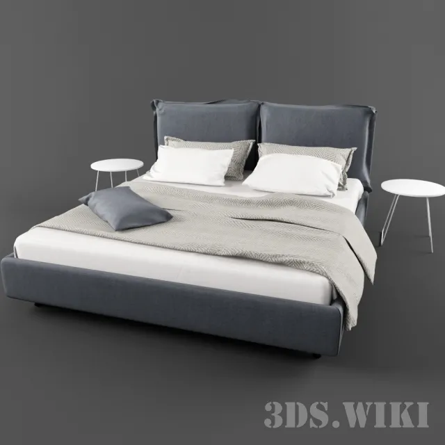 furniture – Bed Polsterbett Versa I 3D Model