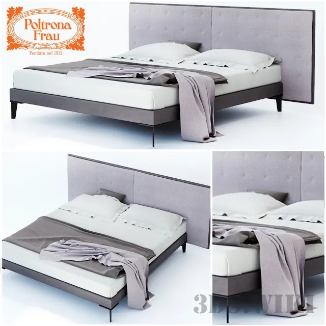 furniture – Bed Poltrona Frau GranTorino 3D Model