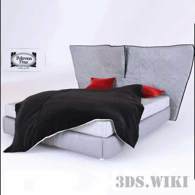 furniture – Bed Poltrona Frau LELIT 3D Model furniture – Bed Poltrona Frau LELIT 3D Model