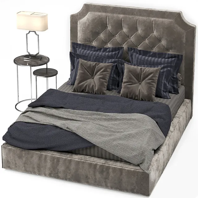 furniture – Bed Poltrona Frau Mamy 02 3D Model furniture – Bed Poltrona Frau Mamy 02 3D Model