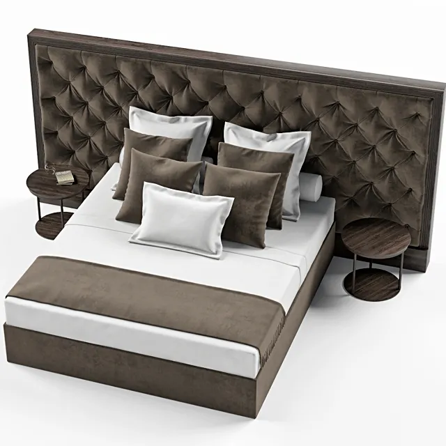 furniture – Bed Porada Enya Сapitone 3D Model furniture – Bed Porada Enya Сapitone 3D Model