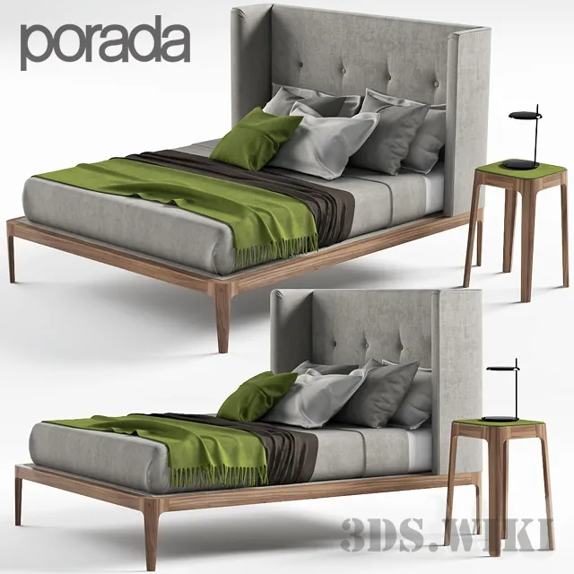 furniture – Bed Porada Ziggy 3D Model furniture – Bed Porada Ziggy 3D Model