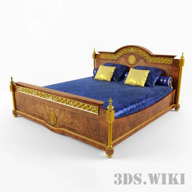 furniture – Bed Principessa EMERGROUP 3D Model
