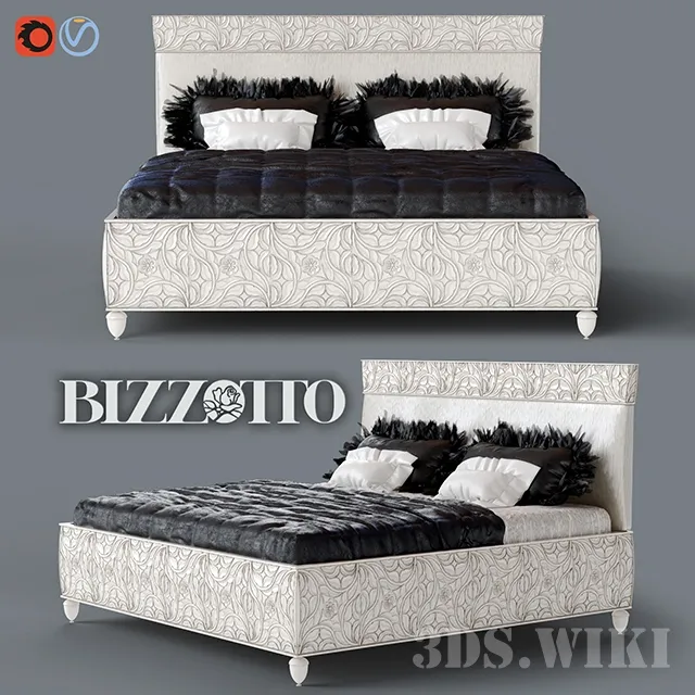 furniture – Bed REBECCA Bizzotto Mobili 472 3D Model furniture – Bed REBECCA Bizzotto Mobili 472 3D Model