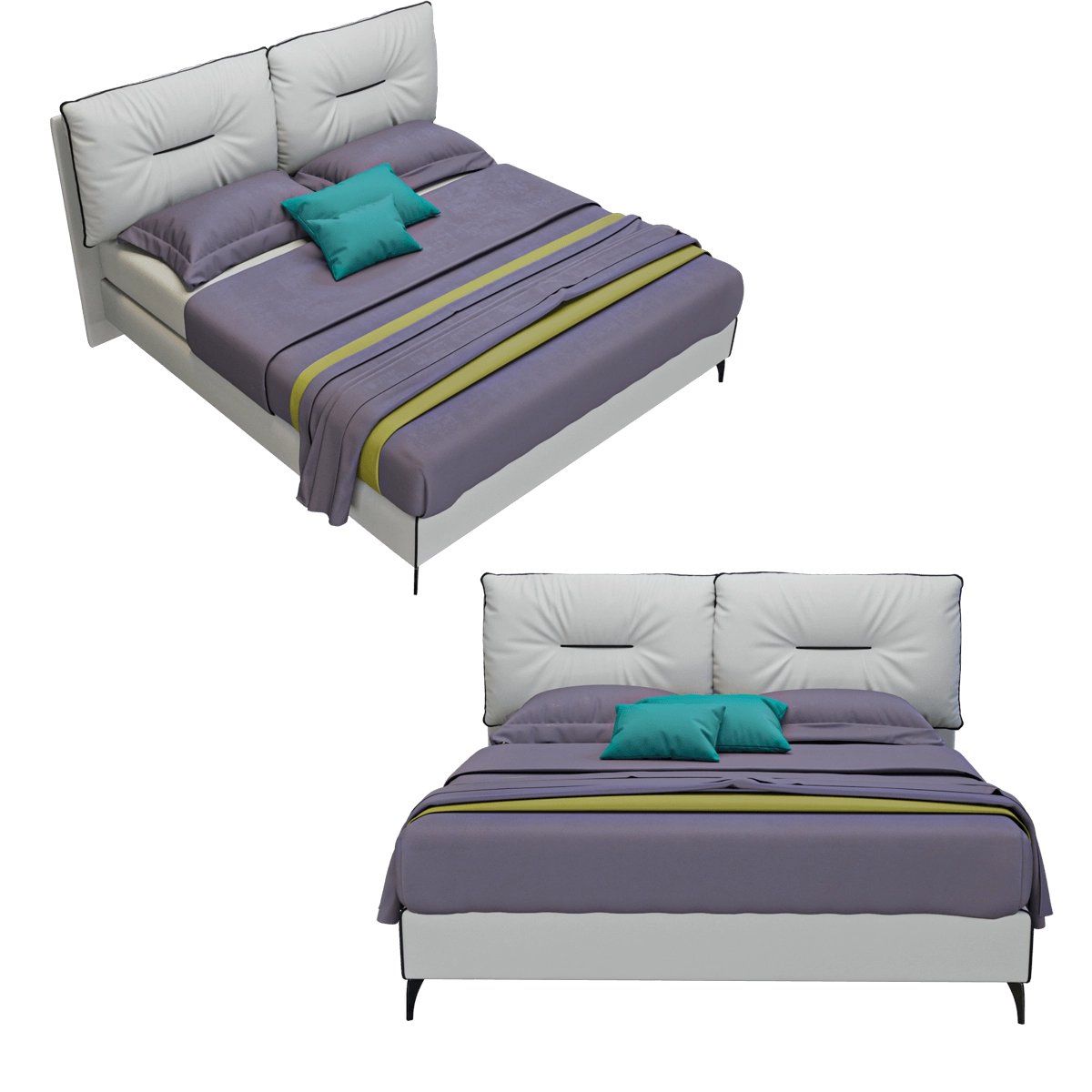 furniture – Bed Rey 3D Model furniture – Bed Rey 3D Model