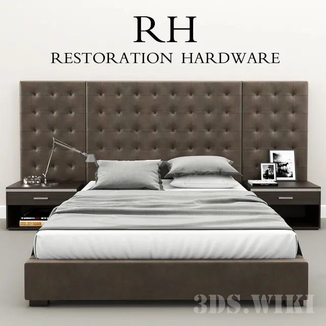 furniture – Bed – RH Modern 3D Model