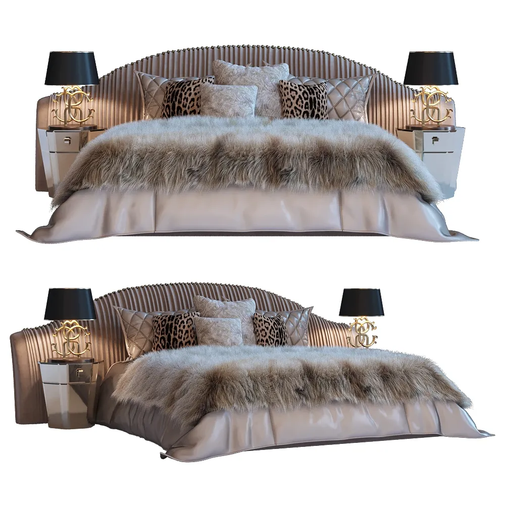 furniture – Bed Roberto Cavalli 7 3D Model furniture – Bed Roberto Cavalli 7 3D Model
