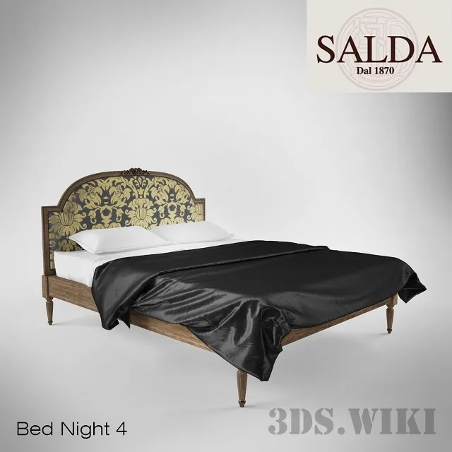 furniture – Bed SALDA ARREDAMENTI Night 3D Model furniture – Bed SALDA ARREDAMENTI Night 3D Model