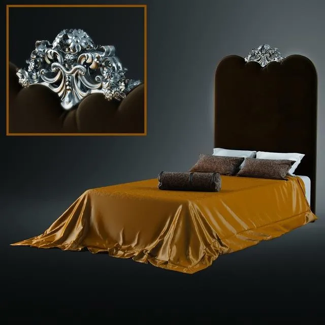 furniture – Bed Samuele 4 3D Model furniture – Bed Samuele 4 3D Model