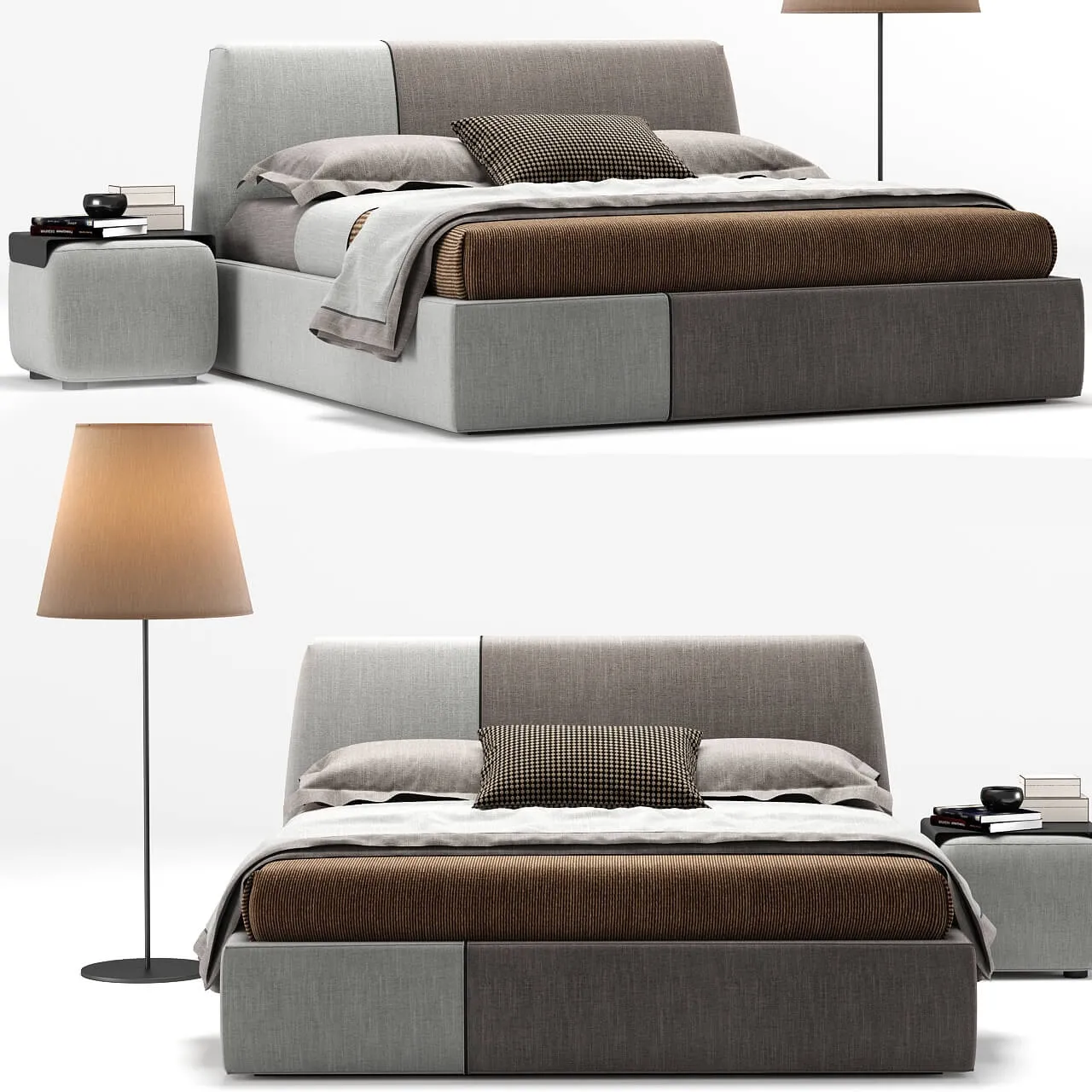 furniture – Bed Sanders Ditre Italia 1 3D Model furniture – Bed Sanders Ditre Italia 1 3D Model