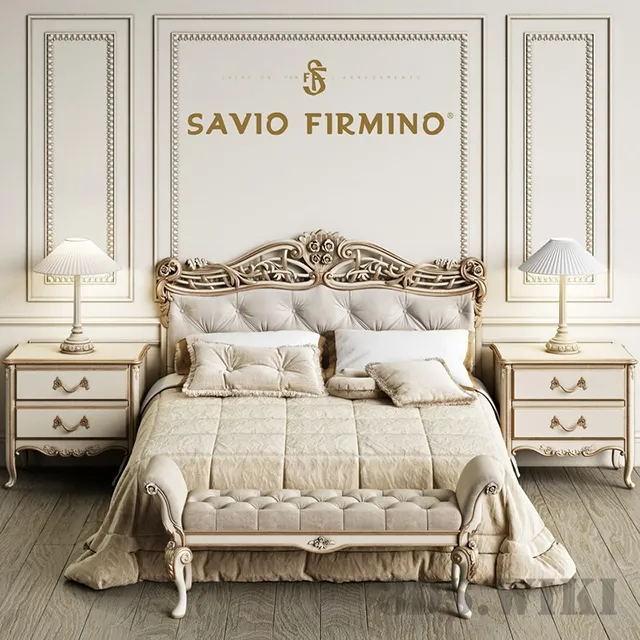 furniture – Bed Savio Firmino 1773 3D Model furniture – Bed Savio Firmino 1773 3D Model