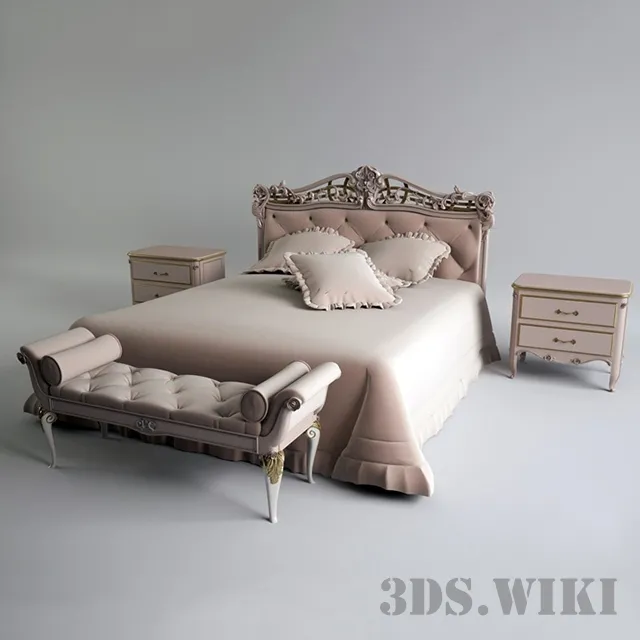 furniture – Bed Savio Firmino 1773 3D Model furniture – Bed Savio Firmino 1773 3D Model