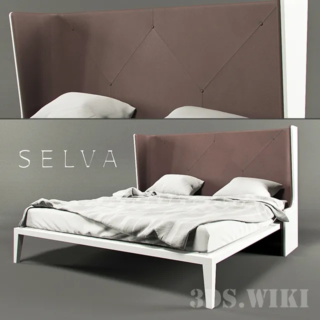 furniture – Bed Selva Philipp Selva Home – S193 3D Model furniture – Bed Selva Philipp Selva Home – S193 3D Model