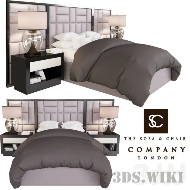 furniture – Bed SLOANE ROYALE 3D Model furniture – Bed SLOANE ROYALE 3D Model