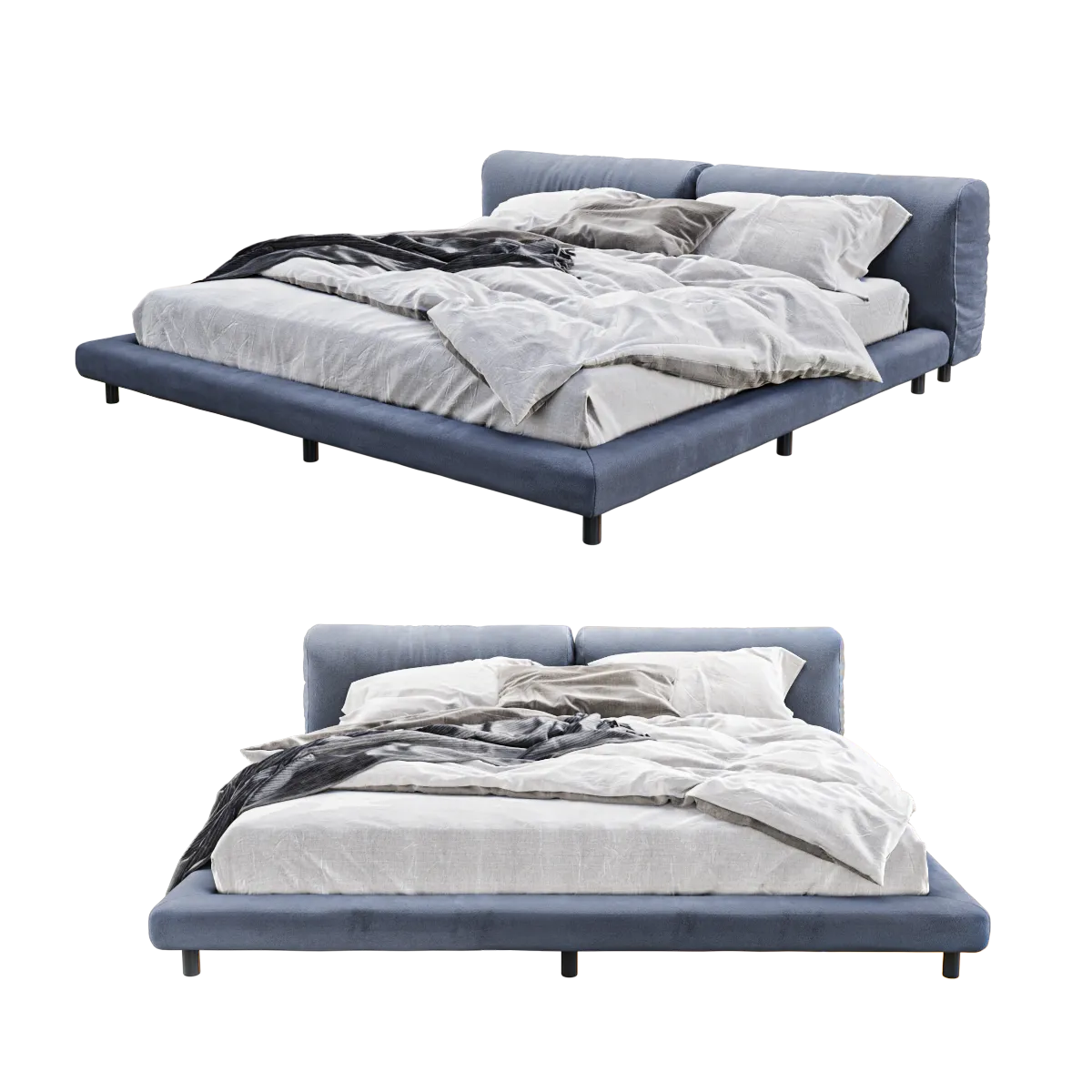 furniture – Bed Softwall 3D Model furniture – Bed Softwall 3D Model