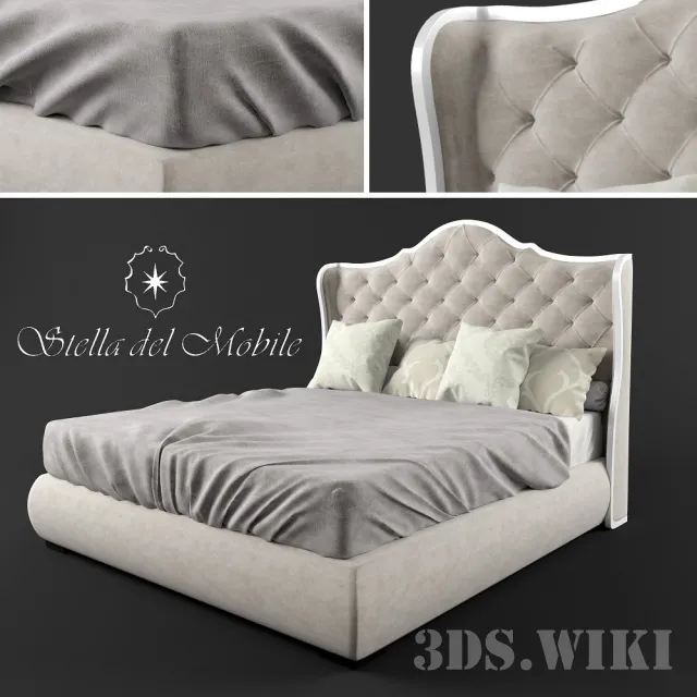 furniture – Bed Stella del Mobile CO.271 3D Model