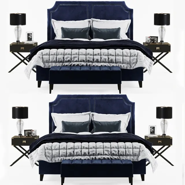 furniture – Bed Stella del PR.68 3D Model furniture – Bed Stella del PR.68 3D Model