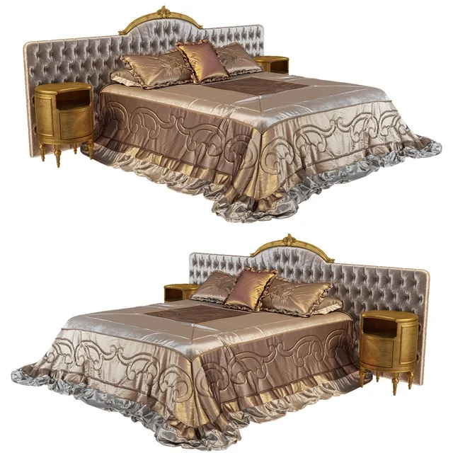 furniture – Bed Stradivari 3 3D Model furniture – Bed Stradivari 3 3D Model
