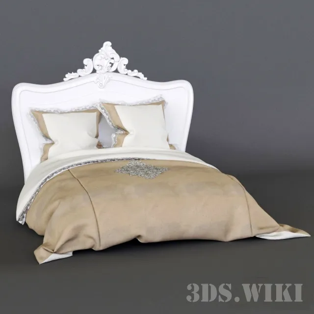 furniture – Bed TRIANON Carlo Asnaghi 3D Model furniture – Bed TRIANON Carlo Asnaghi 3D Model