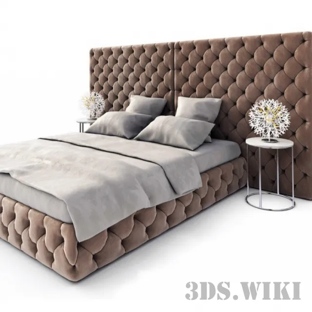 furniture – Bed TUYO by Meridiani 3D Model furniture – Bed TUYO by Meridiani 3D Model