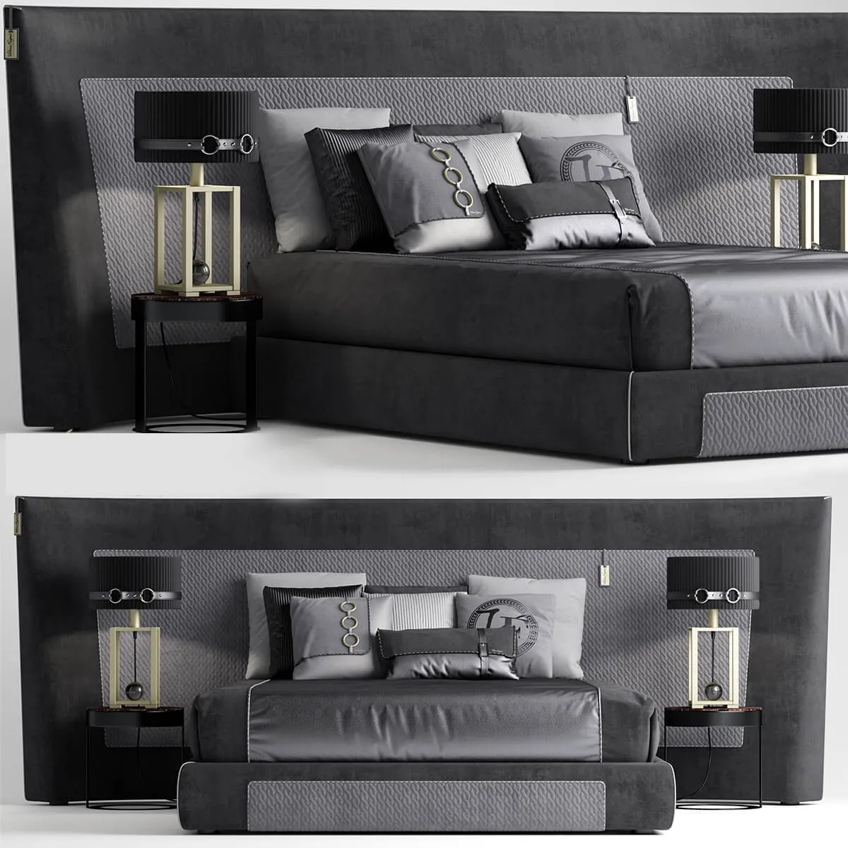 furniture – Bed Vittoria frigerio Duse 3D Model furniture – Bed Vittoria frigerio Duse 3D Model