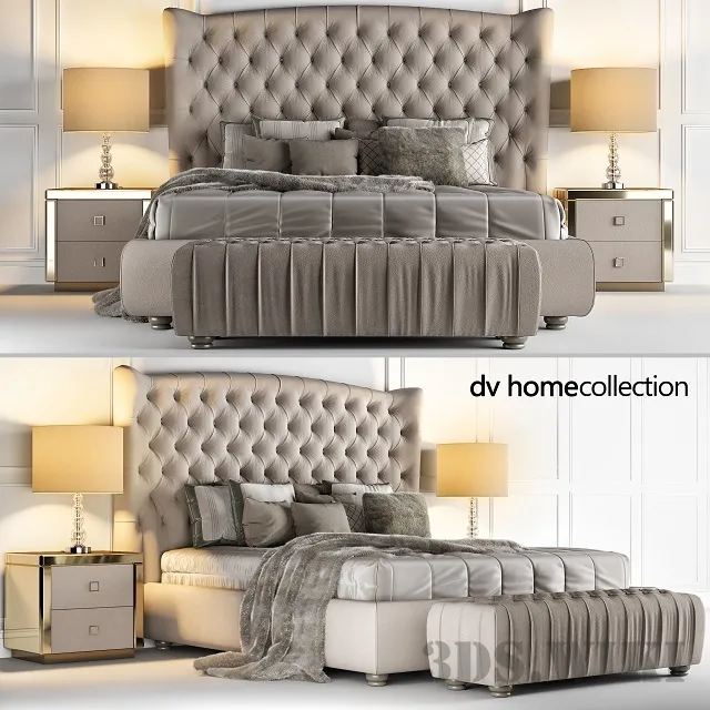furniture – Bed VOGUE MAXI DV Homecollection 3D Model furniture – Bed VOGUE MAXI DV Homecollection 3D Model